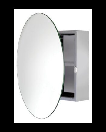 Severn Spejlskab Rustfri Stål Glas H50 B50 D10 Rustfri Stål