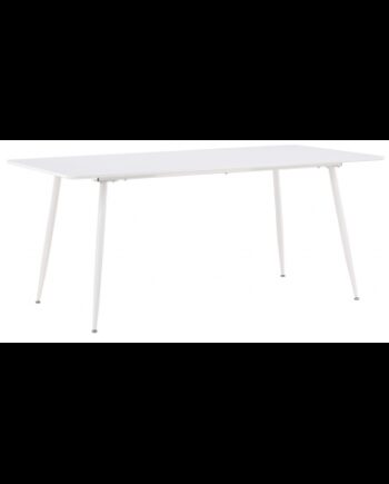 Sila Spisebord Stål Mdf 180 Hvid