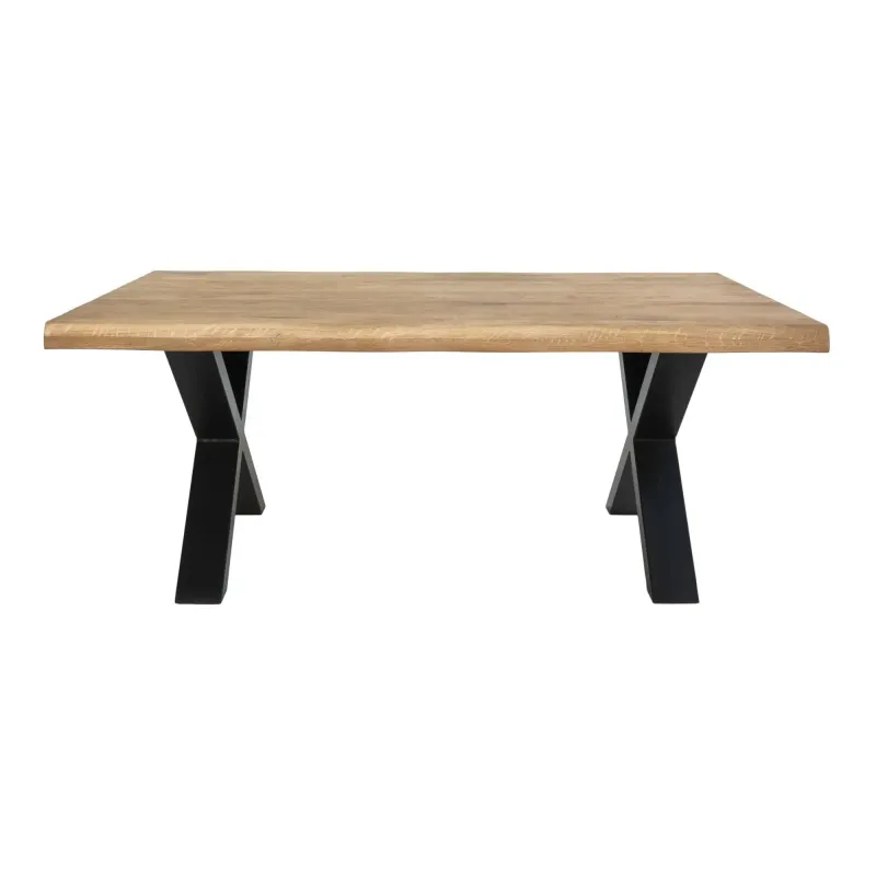 Sofabord Olieret Med Bølget Kant 120x70xh50 2101570