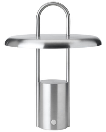 Stelton Pier Transportabel Led Lampe Børstet Stål