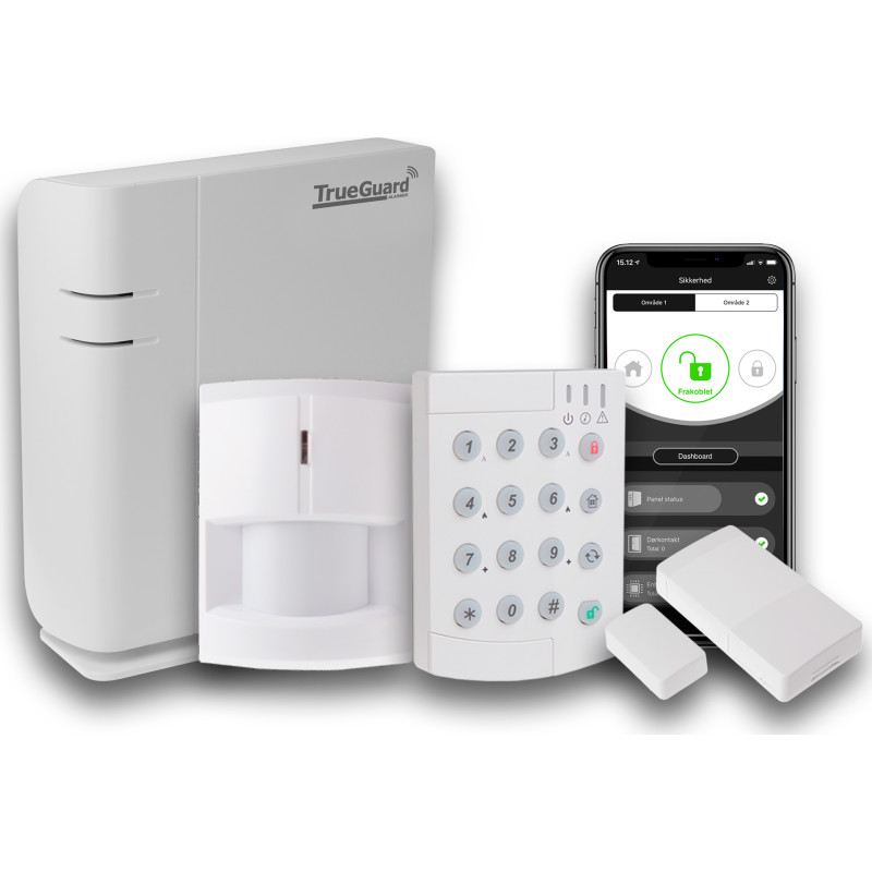 Trueguard Smartbox Alarm Startpakke Med Dyreimmun Bevægelsessensor