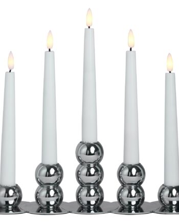 Wattampveke Lykke Led Adventsstage Krom