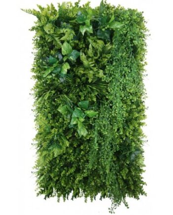 Wild Green Plantevæg Med Kunstige Planter 100