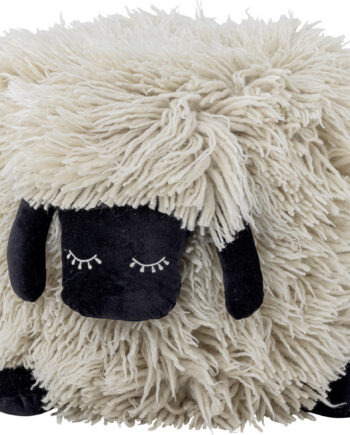 Bloomingville Mini Dolly Puf Får Hvid Uld