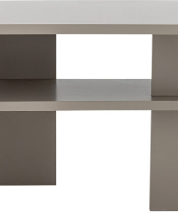 Bloomingville Norvida Sofabord Med Hylde 90x42x50 Grå