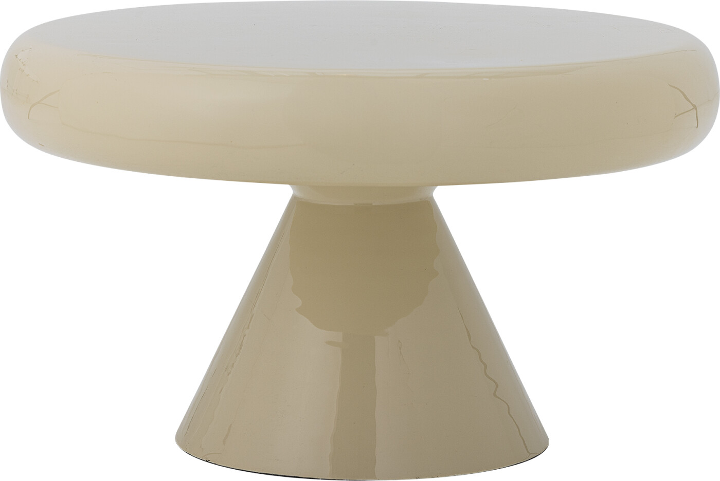Bloomingville Ricko Sofabord Rundt Natur Metal