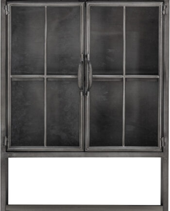 Bloomingville Sindre Vitrineskab Sort Metal
