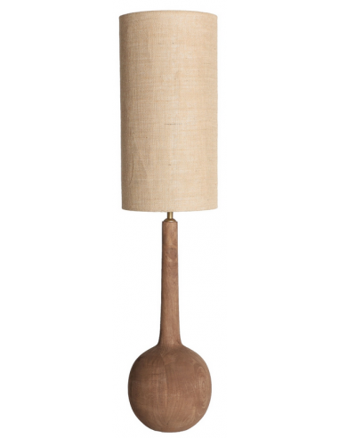 Bordlampe Mangotræ Jute H110 Rustik Brun Natur