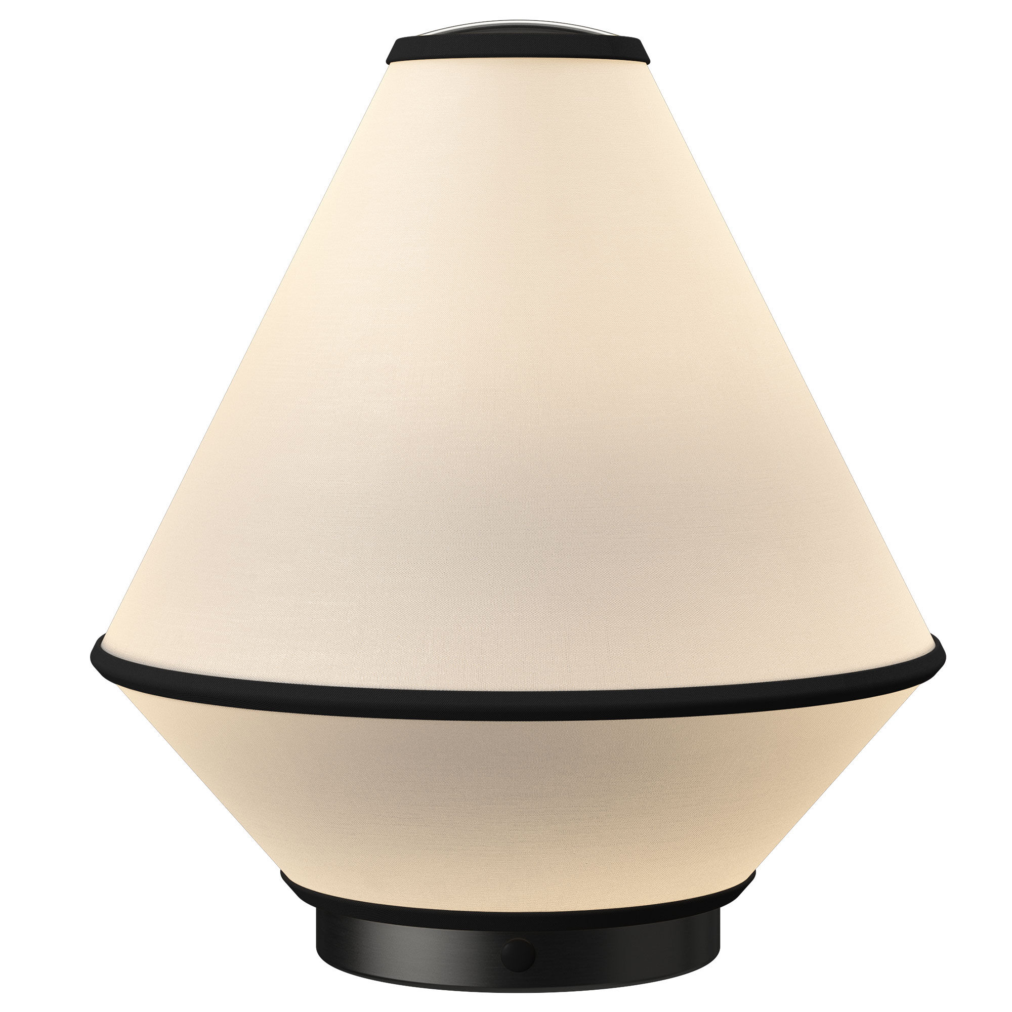 Edgeform Tafta Portabel Bordlampe Sort Off White