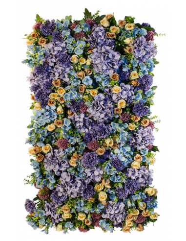 Flower Fusion Plantevæg Med Kunstige Roser 100