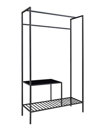 Garderobe Sort Ramme Sorte Hylder 3604070