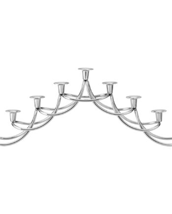 Georg Jensen Harmony Menorah Lysestage Rustfrit Stål