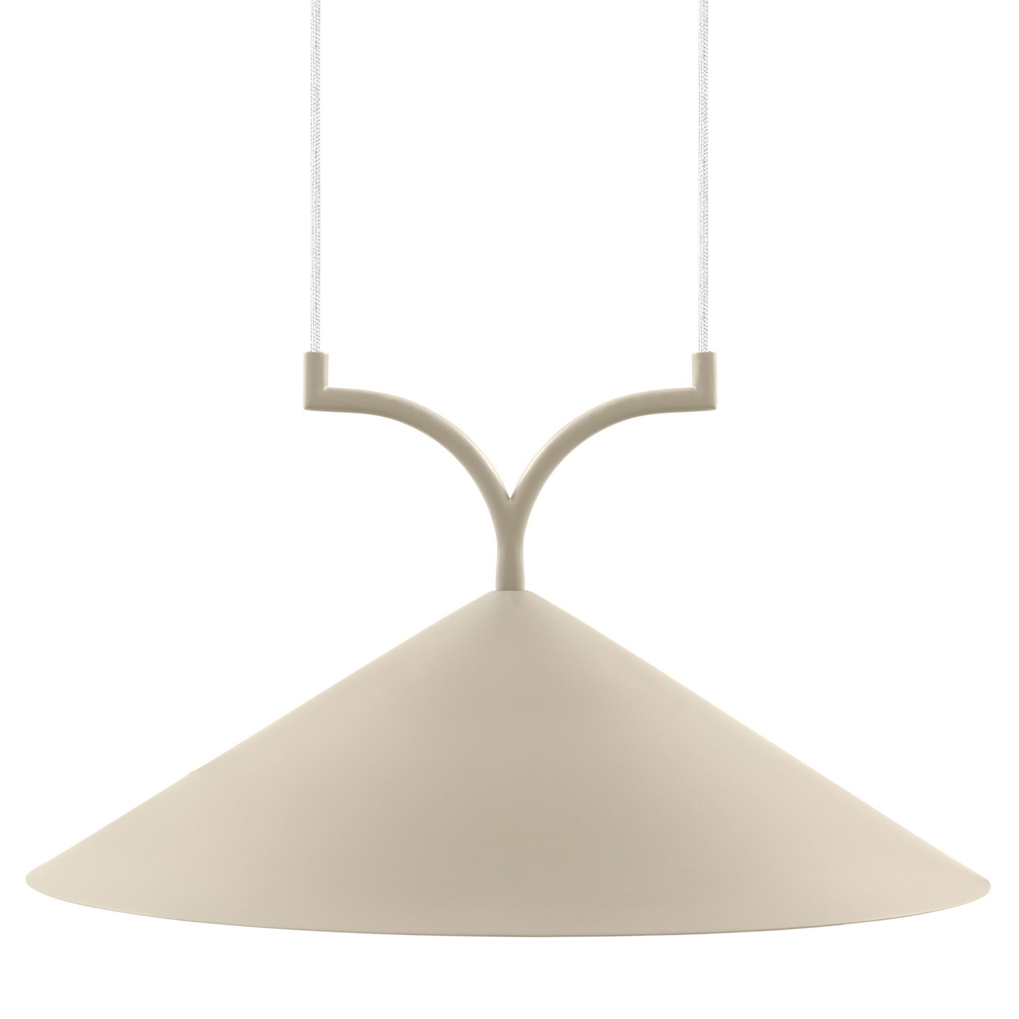 Globen Lighting Curve Pendel Lampe Beige
