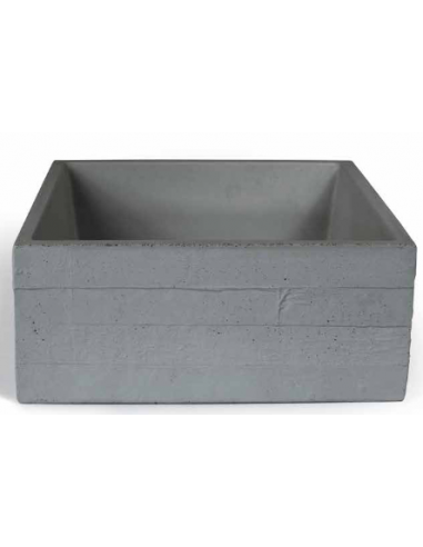 Håndvask Beton Til Bord Medium Grå
