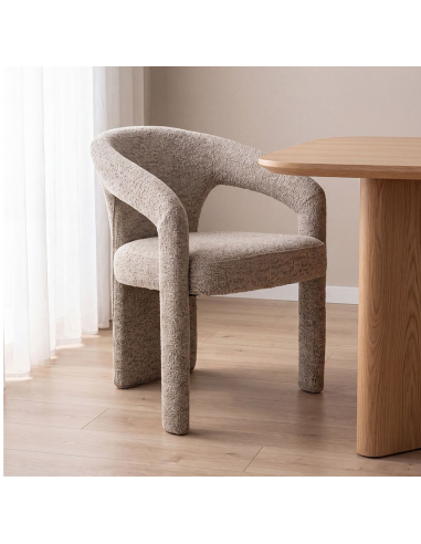 Haruki Spisebordsstol Boucl H81 Beige