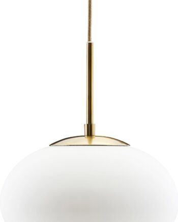 House Doctor Pendel Lampe Opal Hvid
