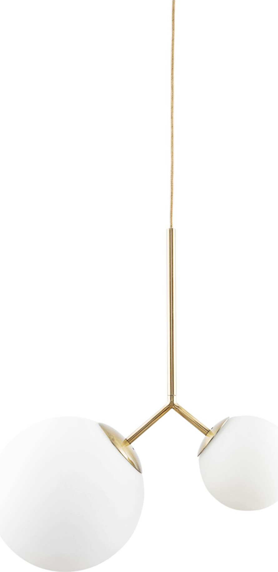 House Doctor Pendel Lampe Twice Hvid