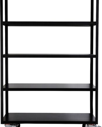 House Doctor Reol Med Hjul Trolley Stål Mat Sort 180x45x120