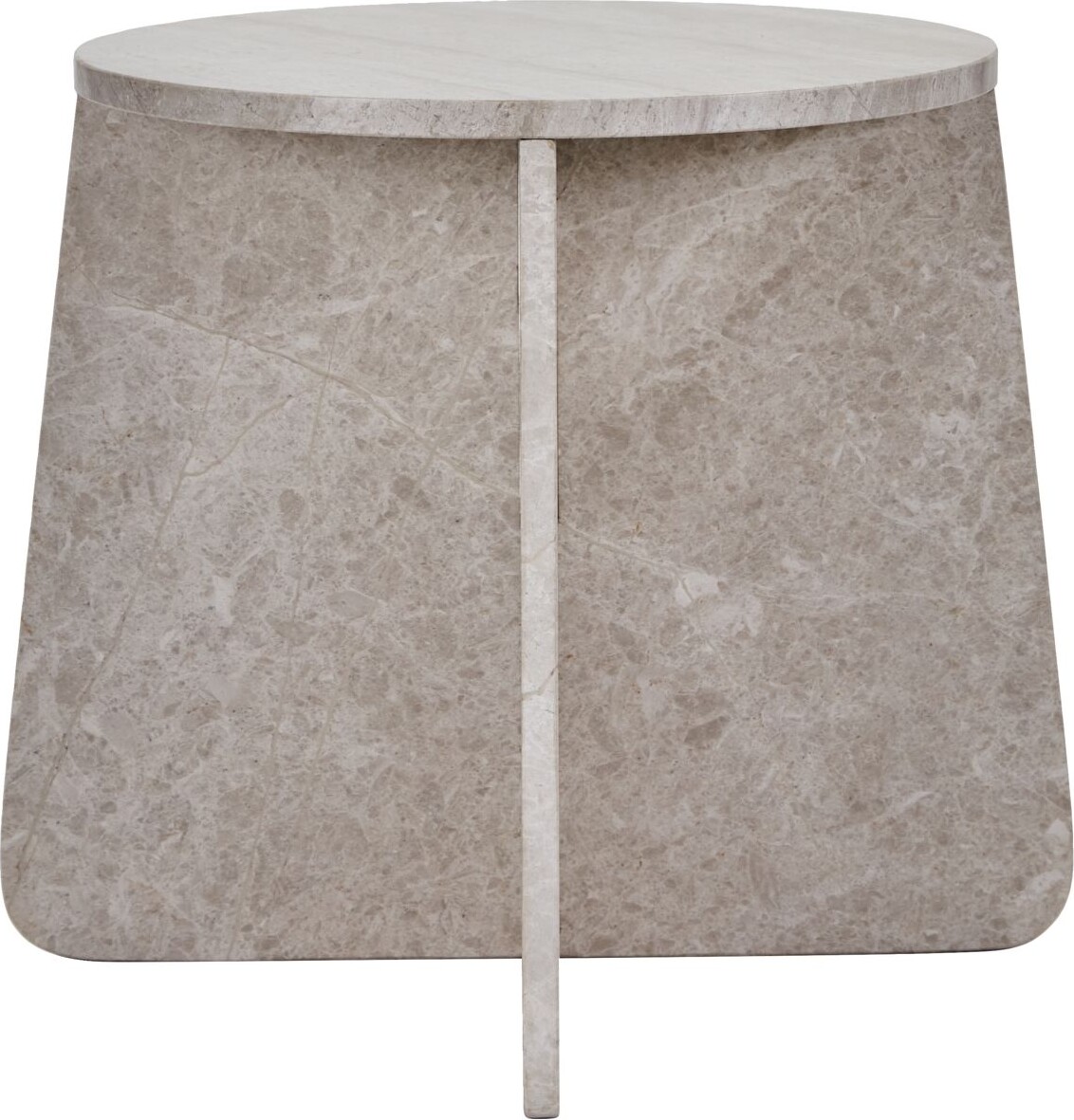 House Doctor Sidebord Marb Marmor Beige 40x48x48