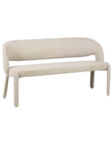 June Spisebænk Boucl B160 Meleret Taupe