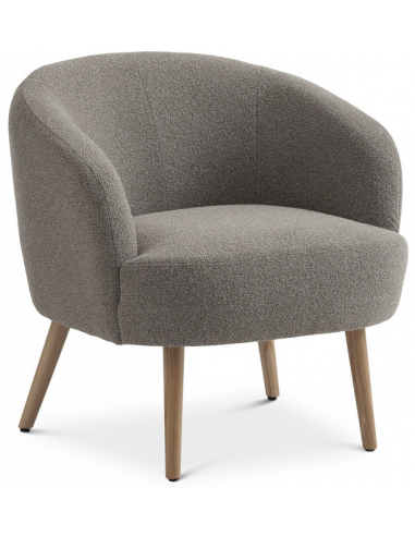 Konrad Loungestol Polyester H77 Natur Svampegrå