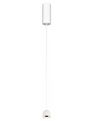 Loftlampe Aluminium Led Satineret Hvid