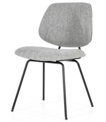 Lynn Spisebordsstol Polyester H82 Sort Grå