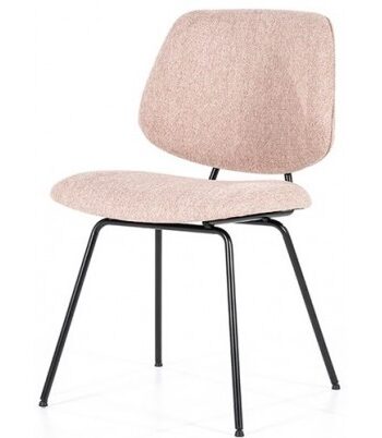 Lynn Spisebordsstol Polyester H82 Sort Pink
