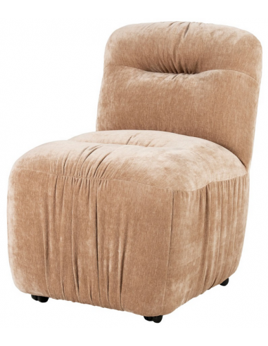 Nook Spisebordsstol Med Hjul Polyester H88 Beige