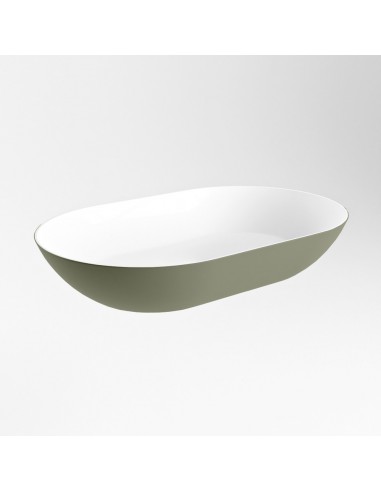 Onni Håndvask Solid Surface Talkum Armygrøn