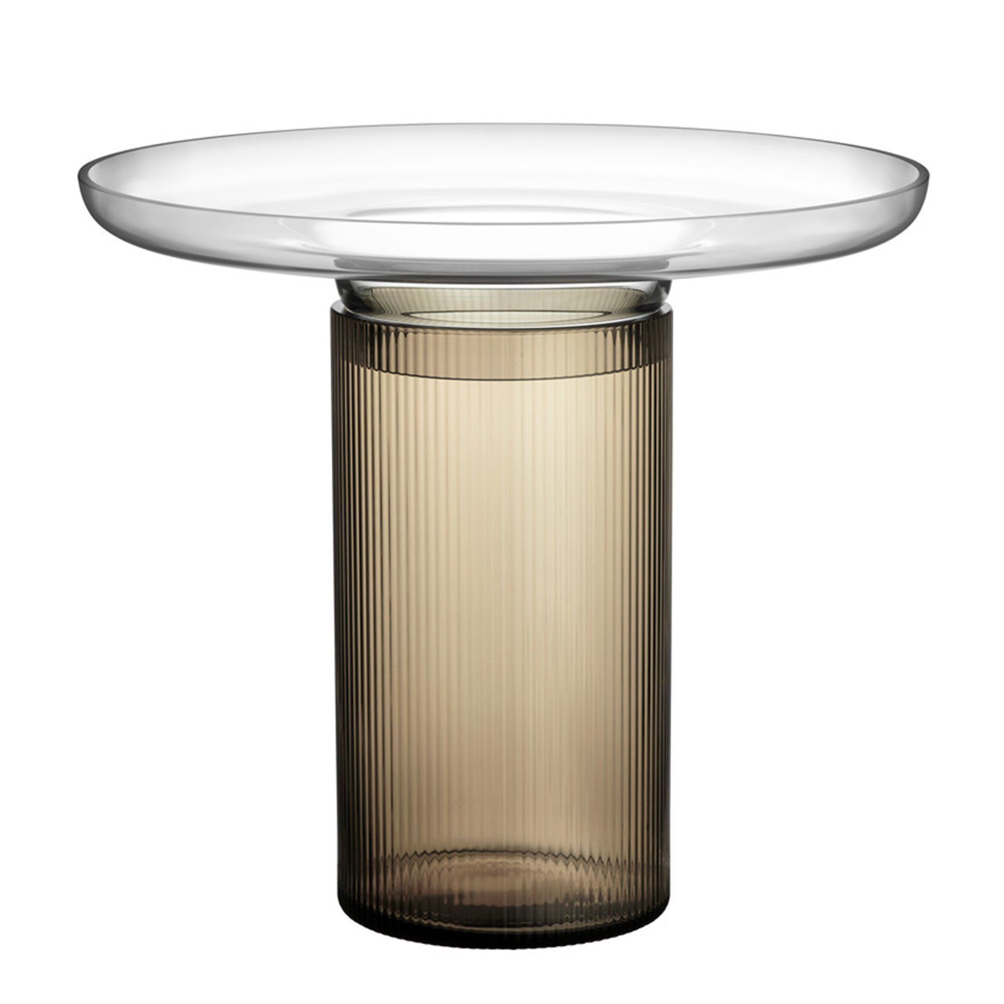 Orrefors Ensemble Vase Brown Grey