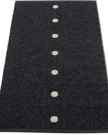 Pappelina Gulvtæppe Peg 140 Black Linen