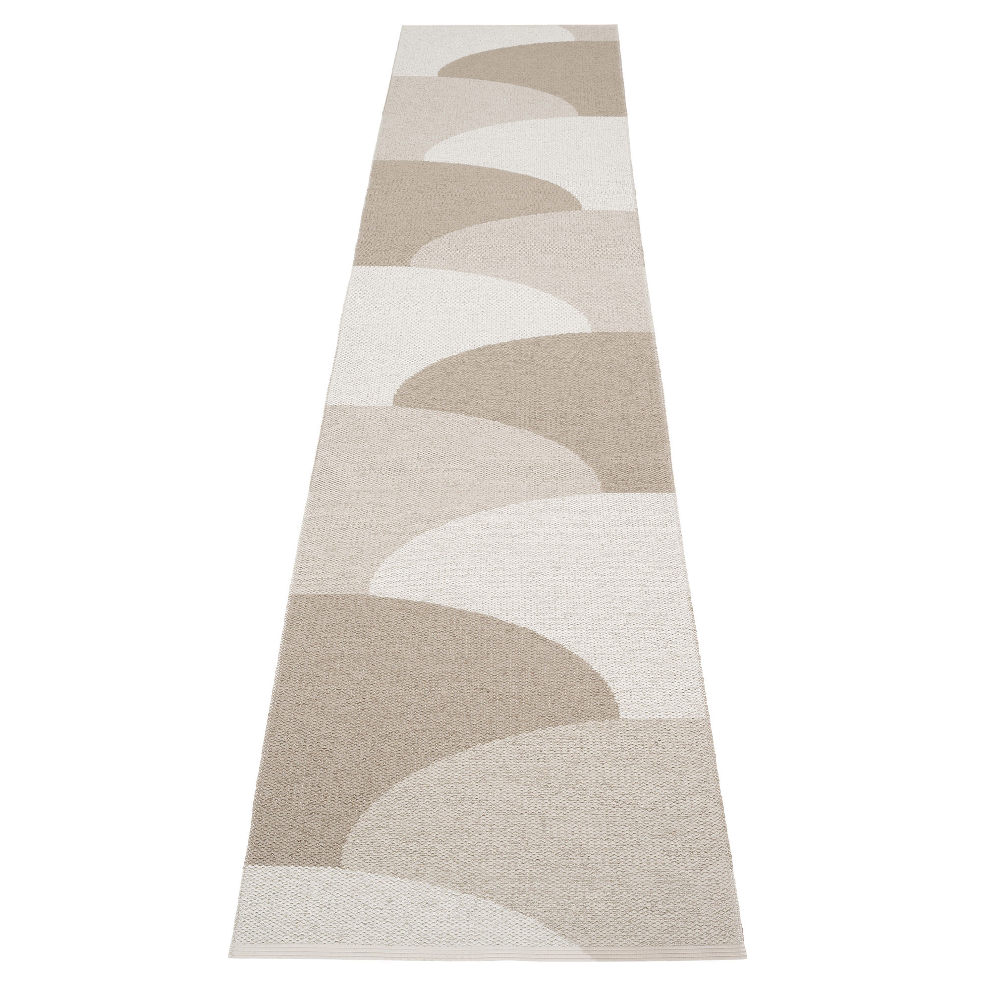Pappelina Hill Tæppe 70x360 Dark Linen Linen Fossil Grey