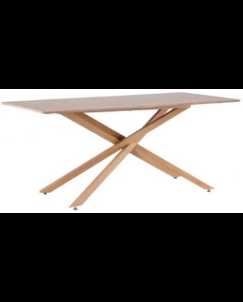 Pia Spisebord Stål Mdf 180 Mokka