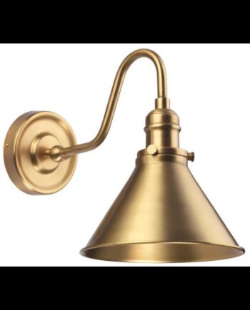 Provence Væglampe H27 E27 Antik Messing