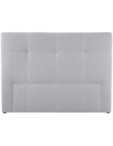 Pyrite Sengegavl Polyester 180 118 Lysegrå