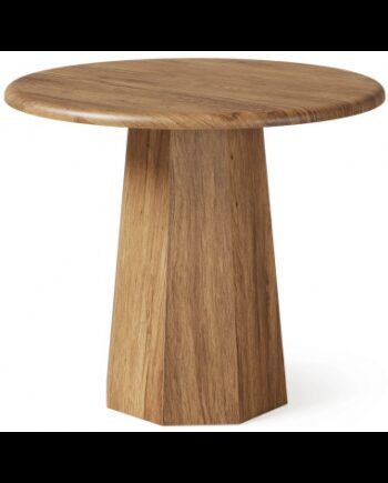 Rundt Spisebord Mdf Møbelplade ø80 Naturbrun