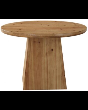 Rundt Spisebord Mdf ø100 Vild Naturbrun