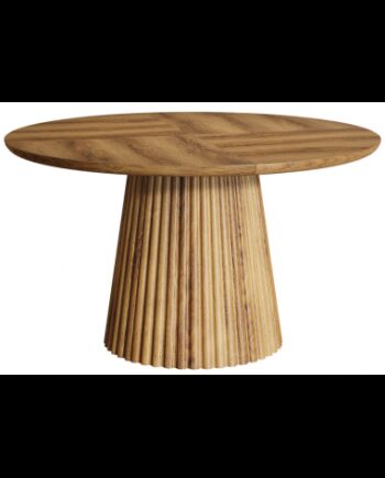 Rundt Spisebord Mdf ø120 Naturbrun