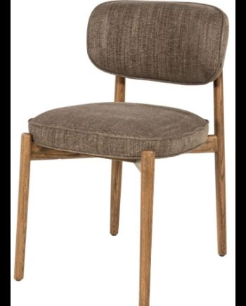 Rune Spisebordsstol Egetræ Polyester H83 Brun Brun