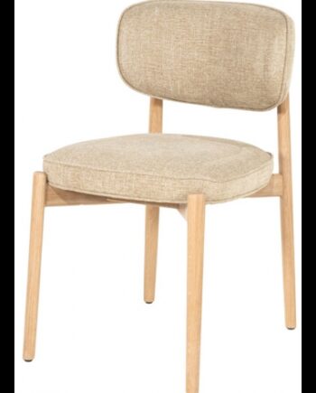 Rune Spisebordsstol Egetræ Polyester H83 Taupe