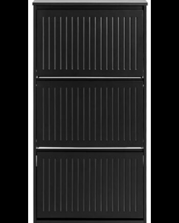 Skoskab Møbelplade H120 B61 D26 Sort