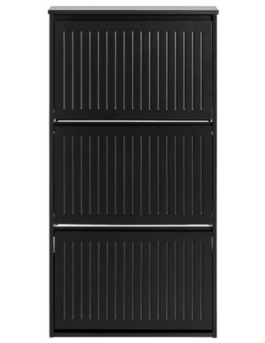 Skoskab Møbelplade H120 B61 D26 Sort
