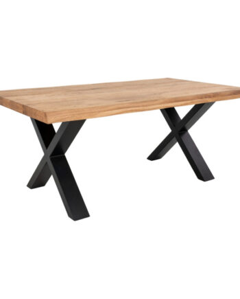 Sofabord Olieret Med Bølget Kant 120x70xh50 2101570