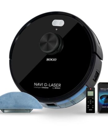 Sogo Intelligent Robotstøvsuger Sort Asp 16085