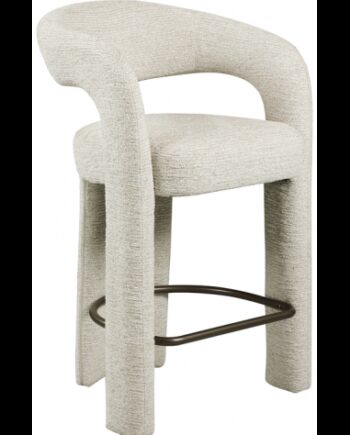 Soho Barstol Stål Chenille Polyester H93 Natur