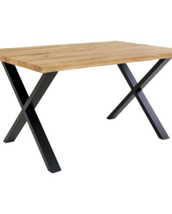 Spisebord Olieret Med Bølget Kant Forberedt Tillægsplader 140x95xh75cm 2201500